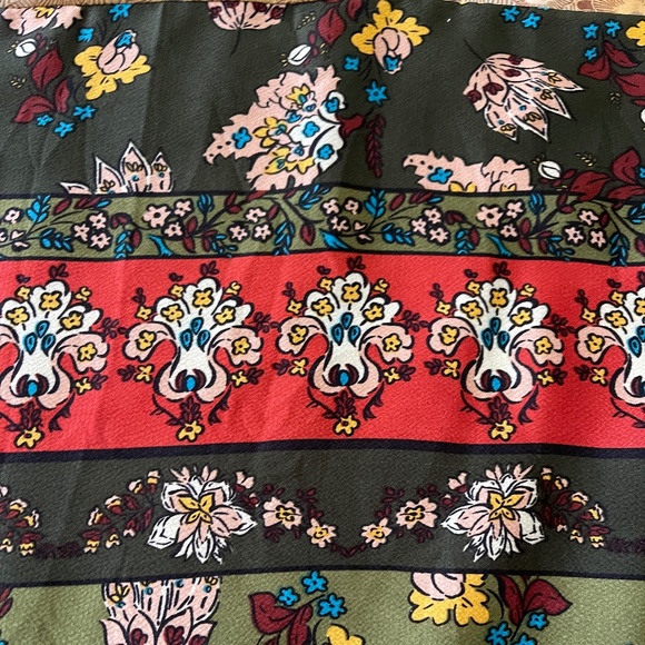 TINY by Anthropologie Women's Boho Floral Chiffon Mini Dress Sz Small - Picture 8 of 11